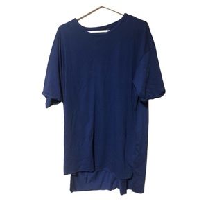 Forever 21 Dark Navy Blue Lightweight Crew Tee T-Shirt Mens Size XL